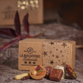 Box of 250 gr of chocolates - La Biscuiterie Lolmede