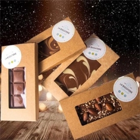 CHOCOLAT LAIT ET CARAMEL FLEUR DE SEL - La Biscuiterie Lolmede