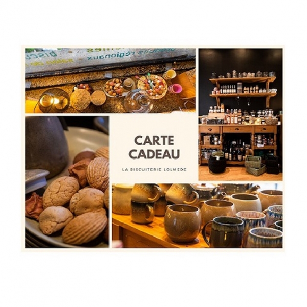 La Biscuiterie Lolmede : La vaisselle - LA CARTE CADEAU