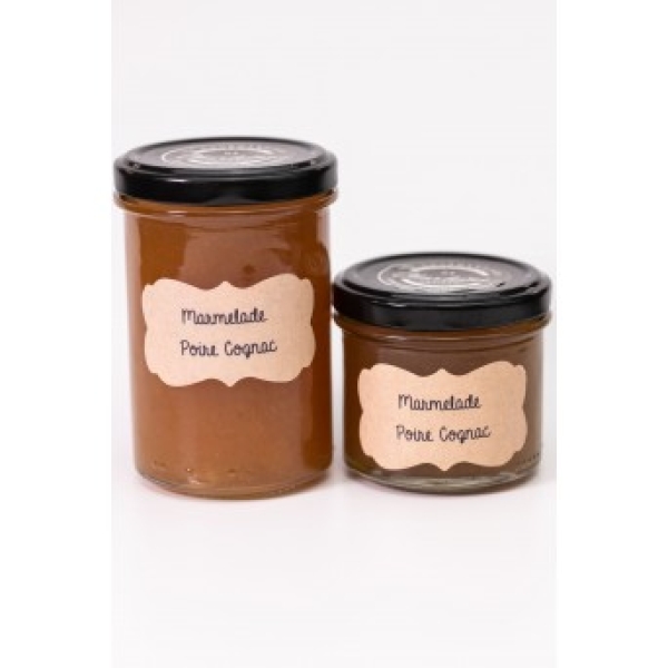 La Biscuiterie Lolmede : Jam and glacis from charente - CONFITURE DE POIRE ET COGNAC