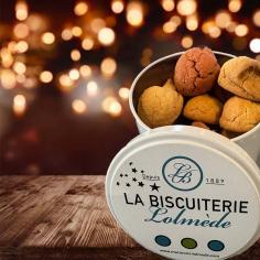 Xmas macaroons box - La Biscuiterie Lolmede