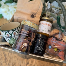 Wooden box for dad's day - La Biscuiterie Lolmede